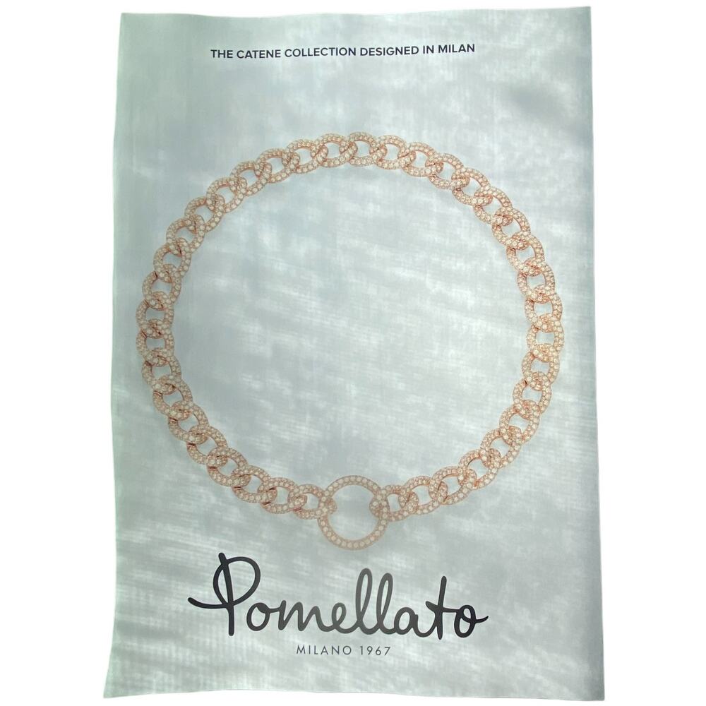 Pomellato Jewelry Print Ad Campaign Spring 2024 8x10 Original Magazine